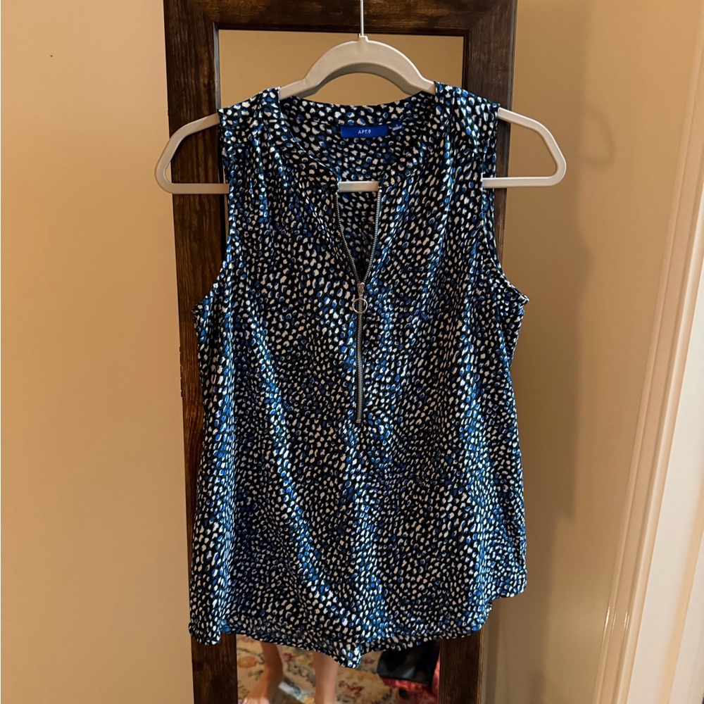 Apt 9 Sleeveless Blouse Size Small